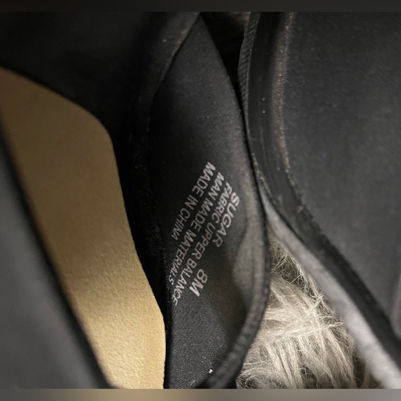 NEW $10 Rampage Black Ankle Strap Heels, size 8 - Picture 6 of 8